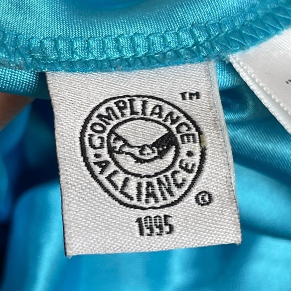 Vintage y2k Laundry by Shelli Segal Silk Blue Floral Asymmetrical Midi Dress 2 - Picture 8 of 11